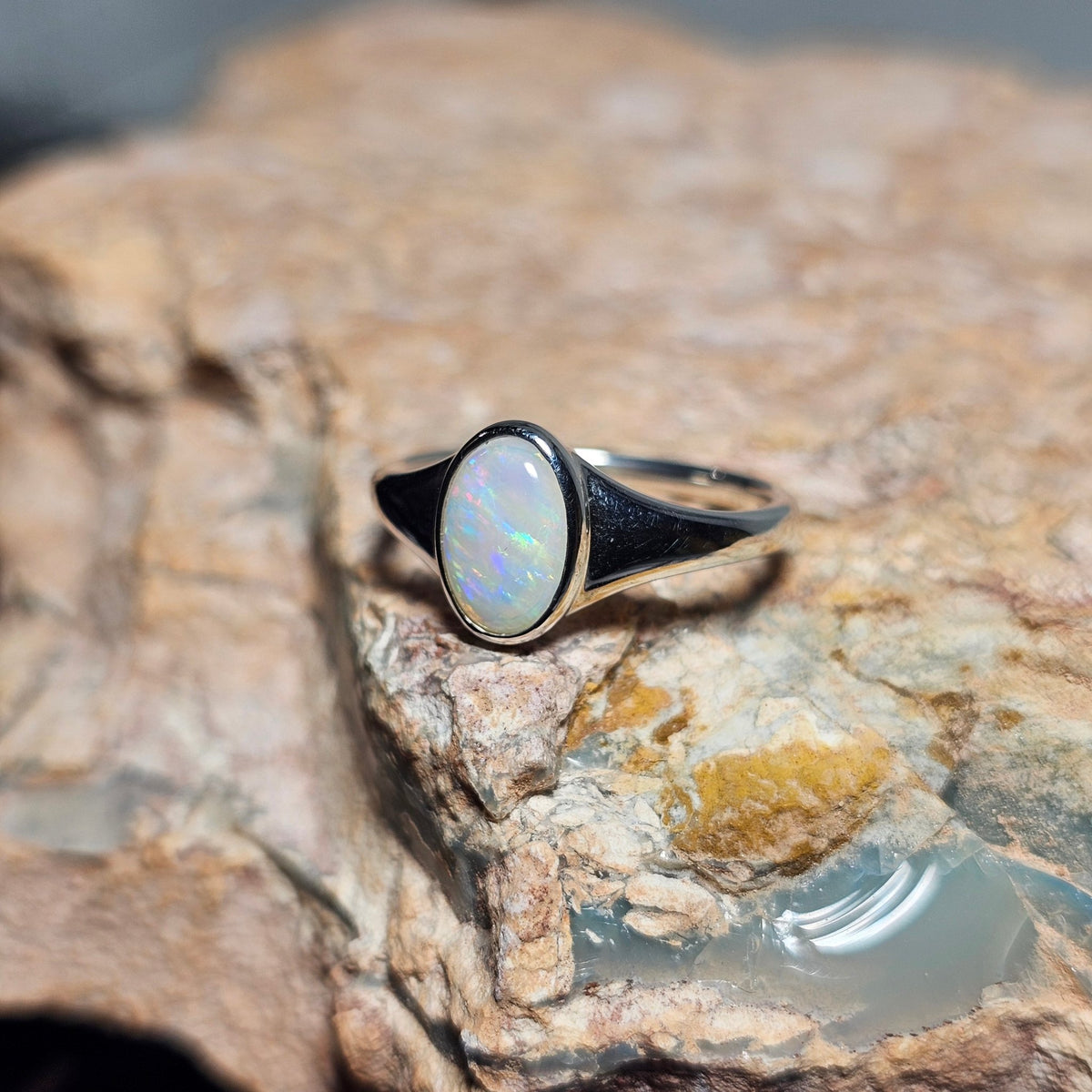 .65ct Solid Light Opal - Luigi Opal