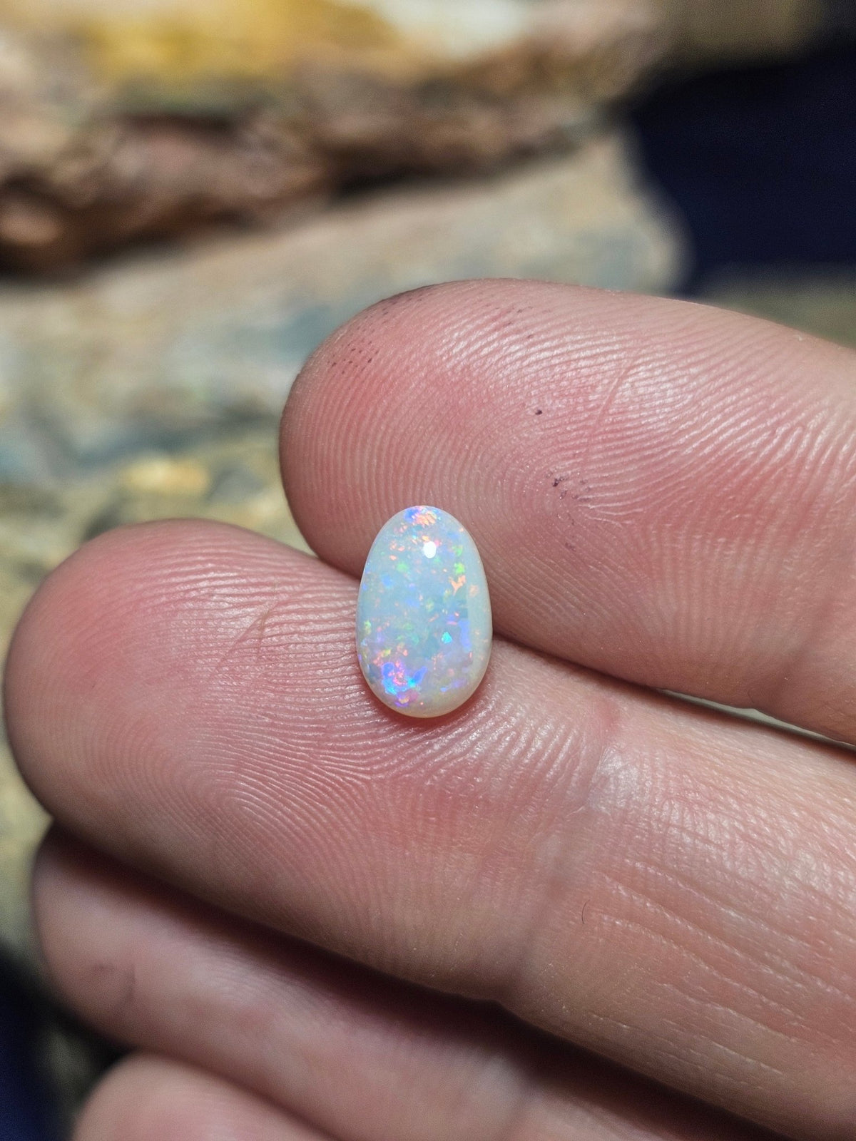LO105 Turkey Ridge 1.7ct Freeform Drop - Luigi Opal