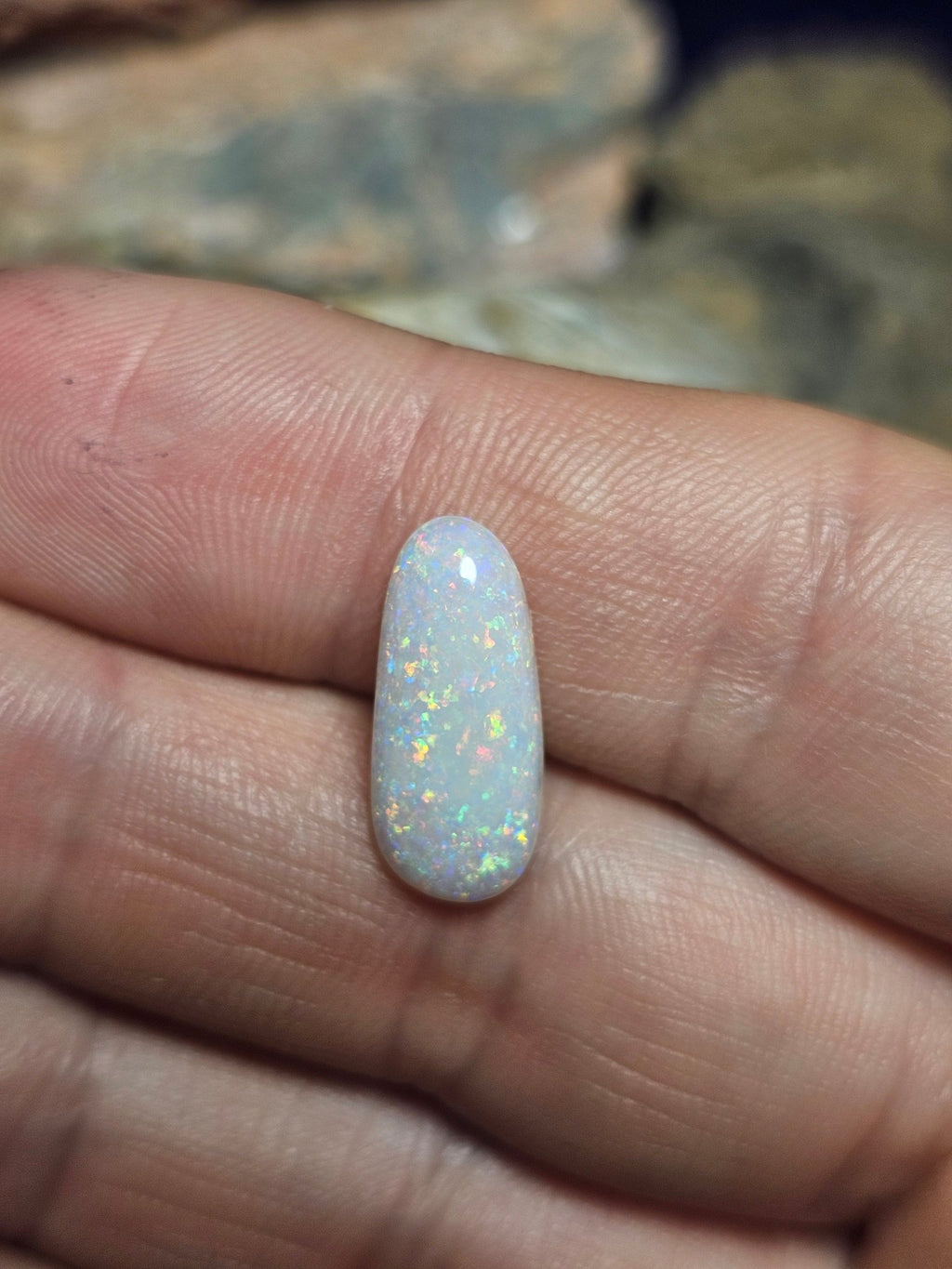 LO110 Turkey Ridge 3.4ct Freeform Drop - Luigi Opal