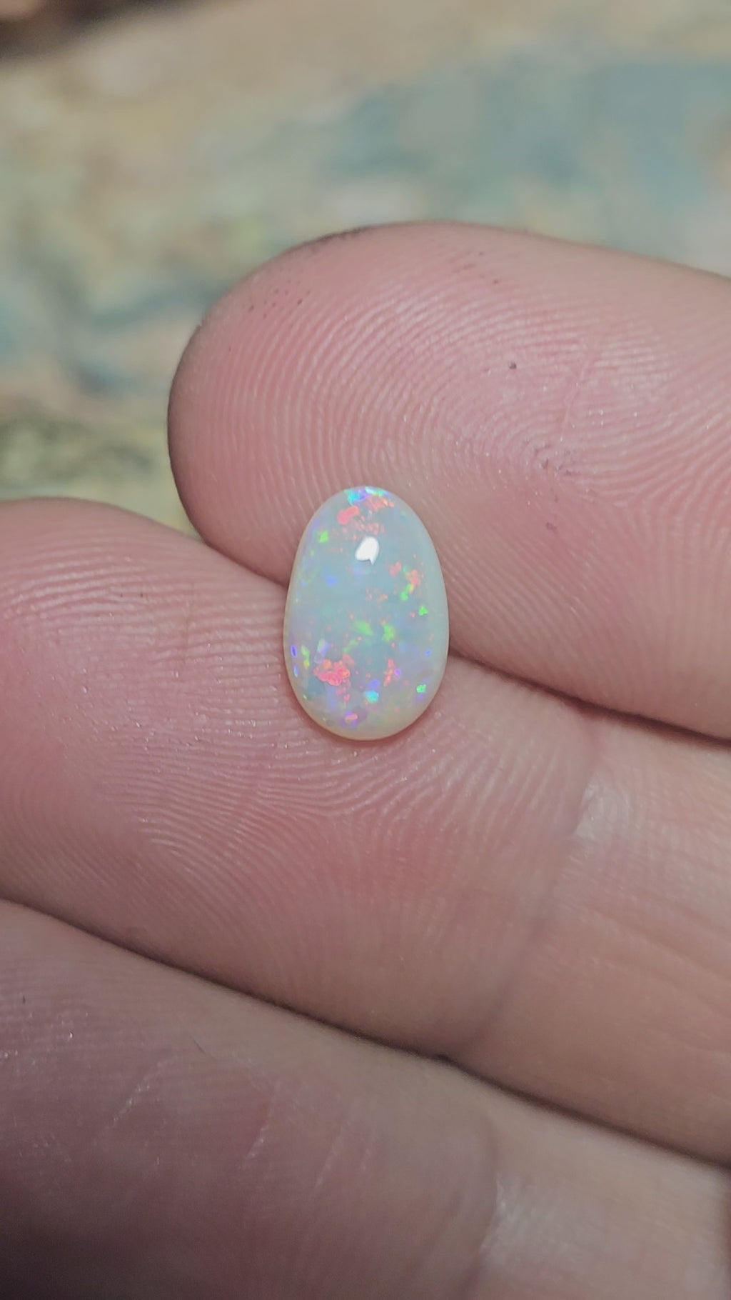 LO105 Turkey Ridge 1.7ct Freeform Drop