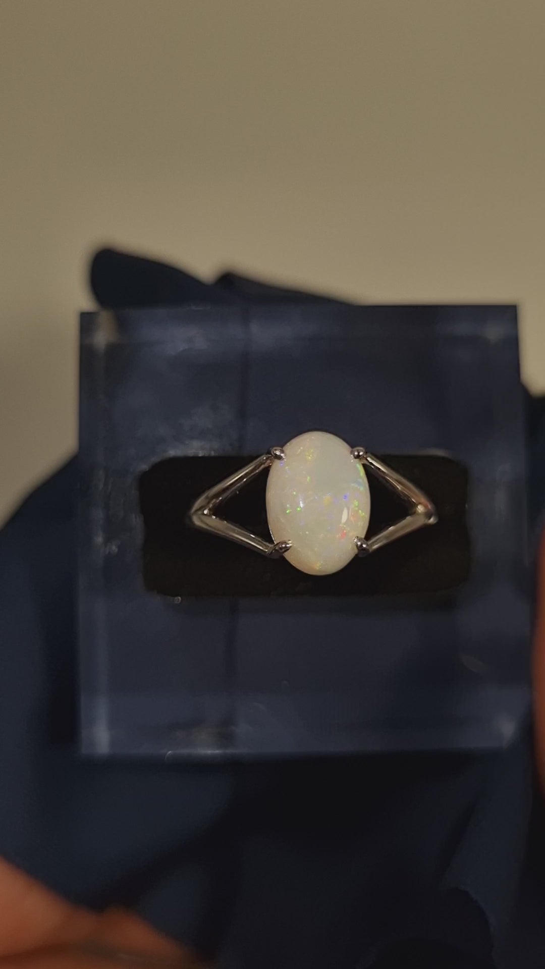 2.45ct Solid White Opal