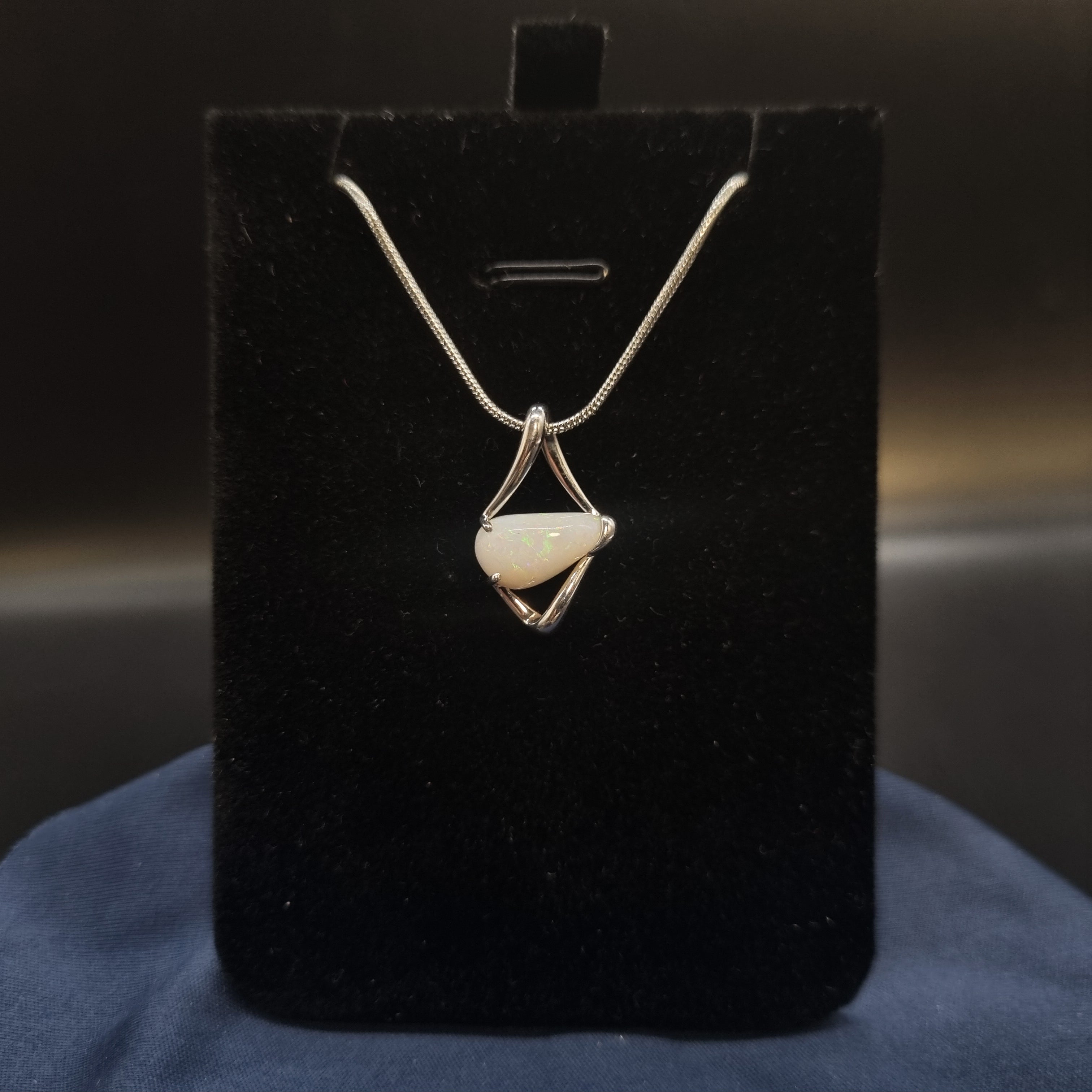 1.7ct Solid Opal in Sterling Silver