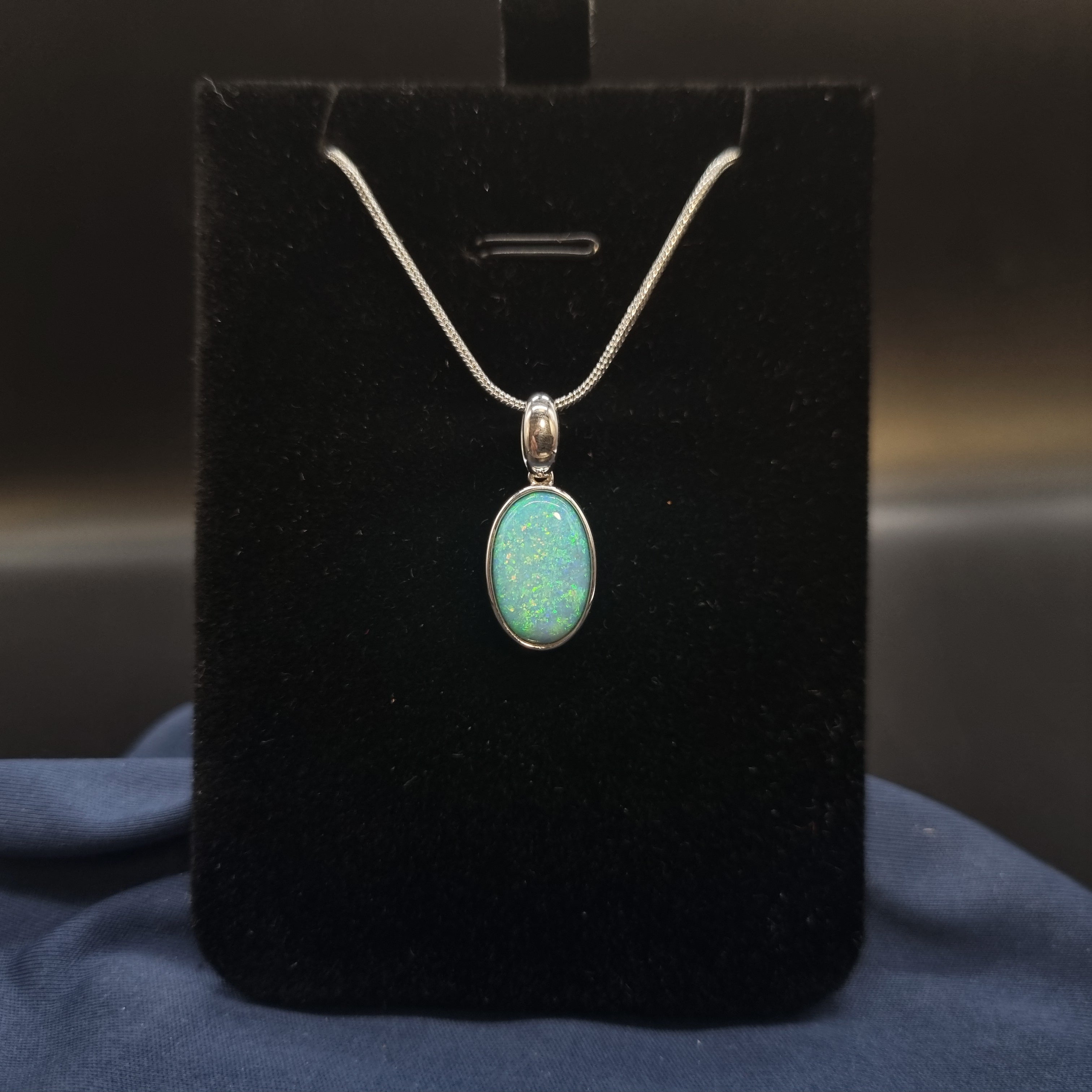 3.8ct Doublet Opal in Sterling Silver