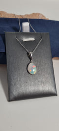 2ct Solid Opal in 925 Silver