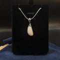 2.55ct White Opal in Sterling Silver