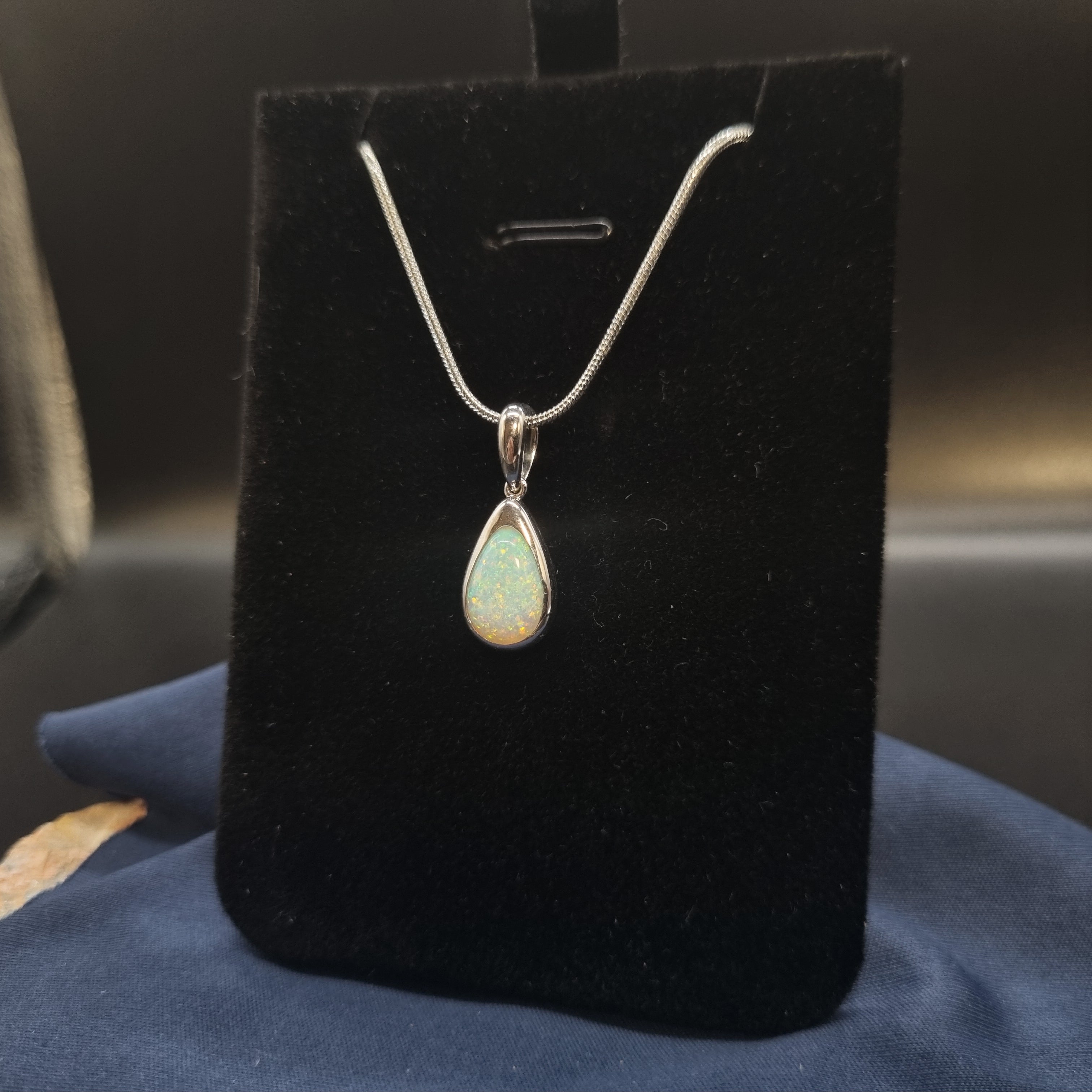 2.2ct Solid Opal in Sterling Silver
