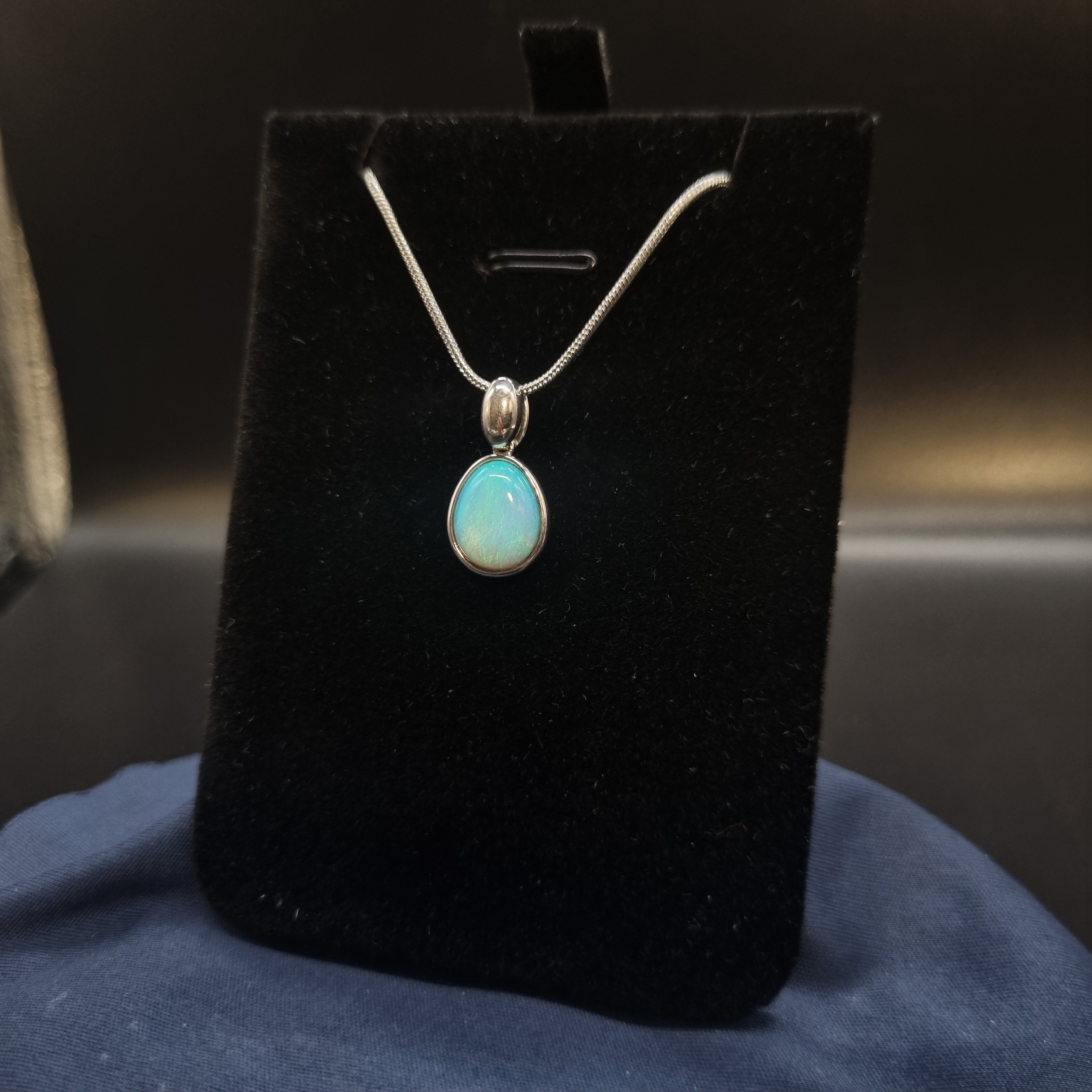 2.2ct Solid Opal in Sterling Silver