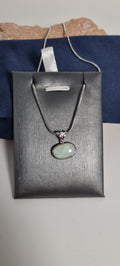 2.5ct Solid Opal w/Zirconia