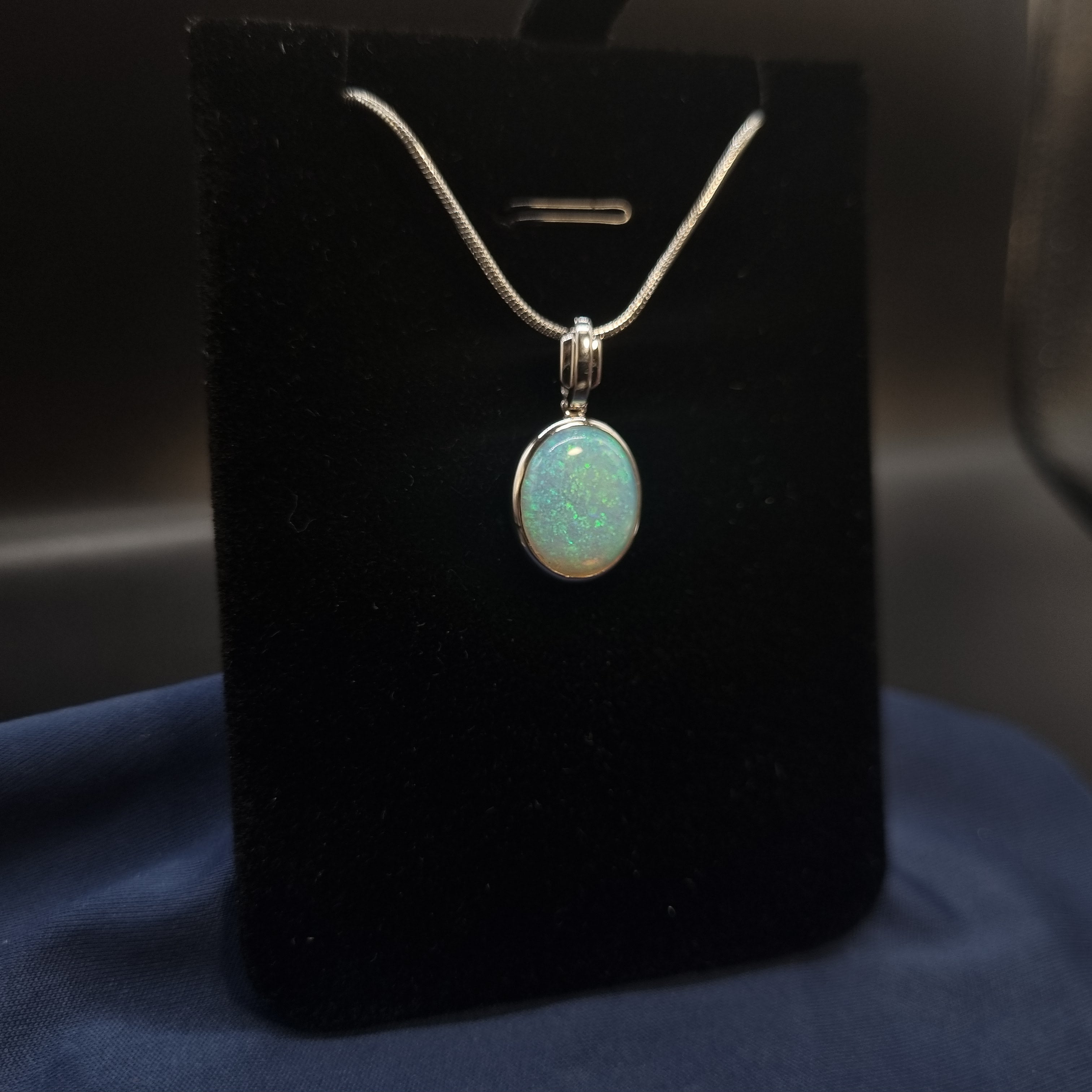 3.05ct Solid Opal in Sterling Silver