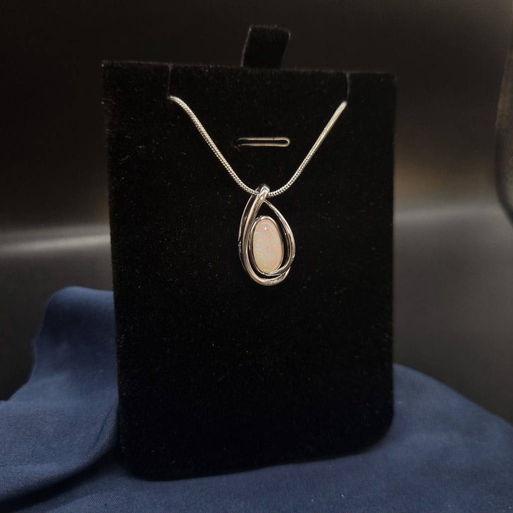 1.2ct Solid Opal in Sterling Silver