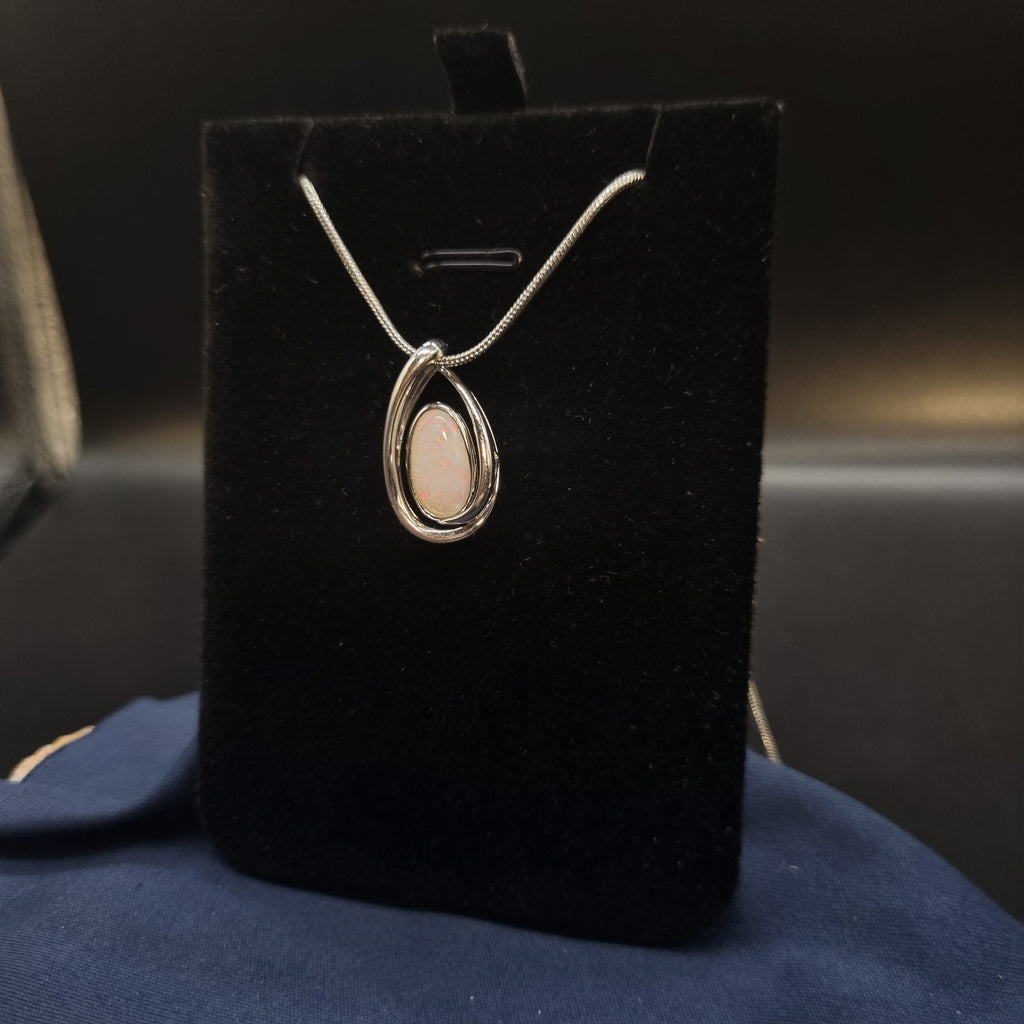 1.2ct Solid Opal in Sterling Silver
