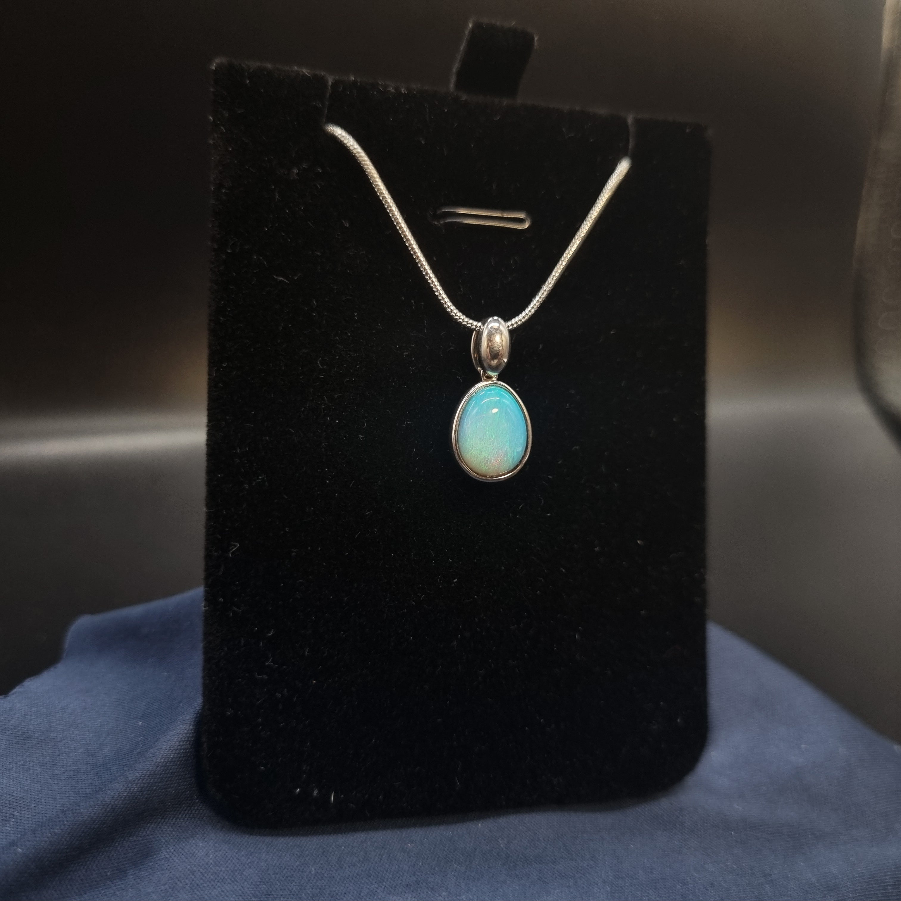 2.2ct Solid Opal in Sterling Silver