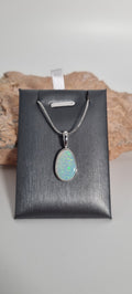 3.25ct Solid Opal in 925 Silver