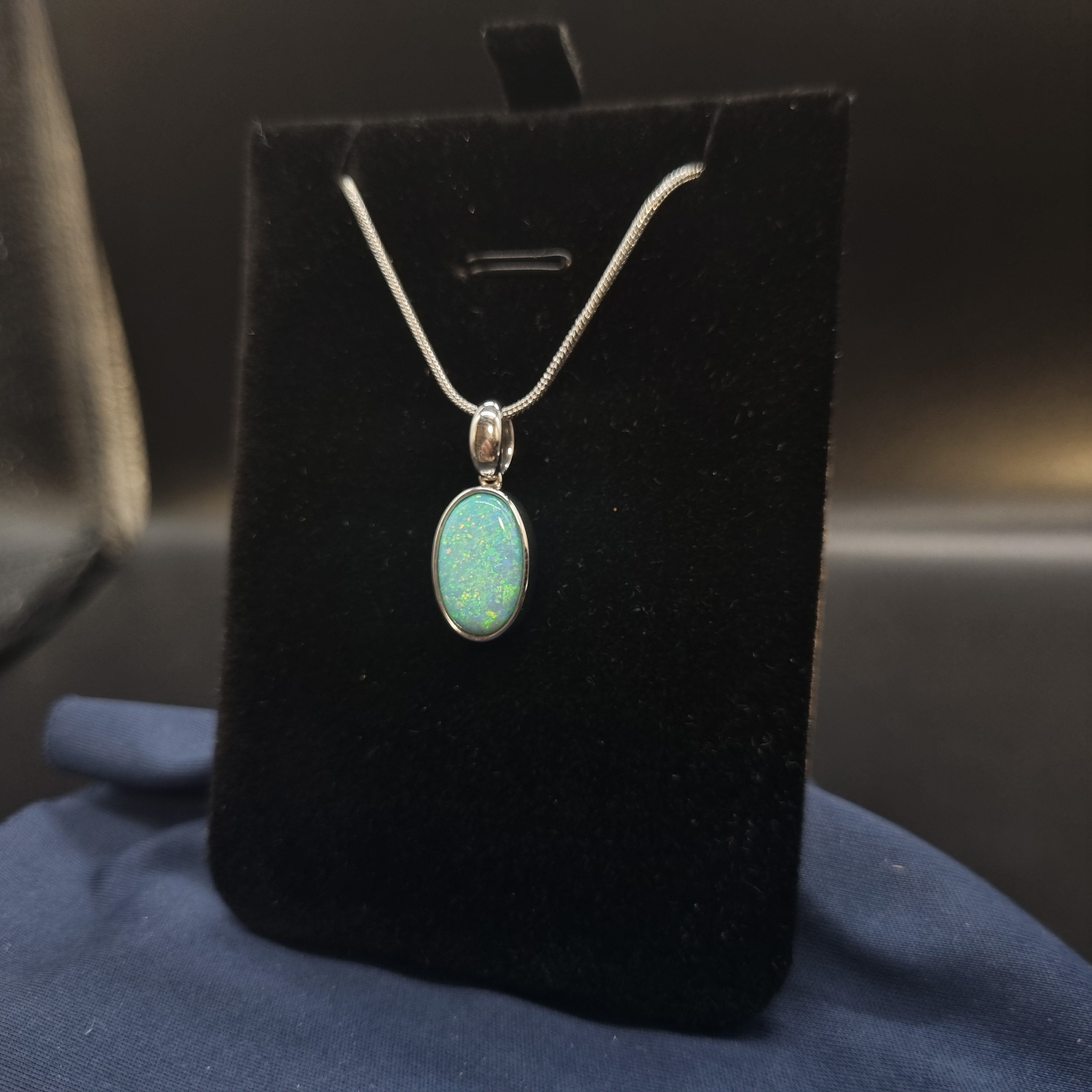 3.8ct Doublet Opal in Sterling Silver
