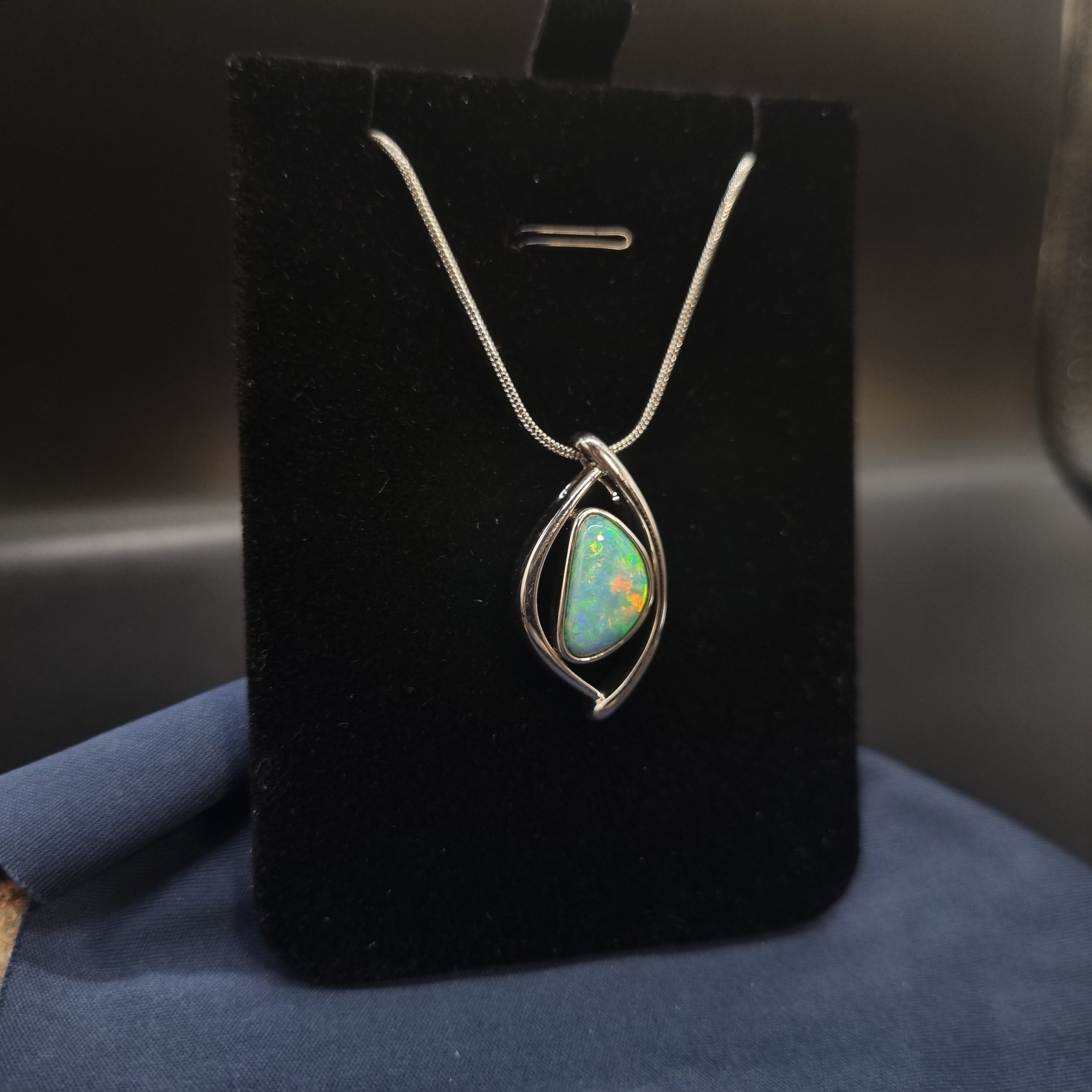 4.3ct Doublet Opal in Sterling Silver